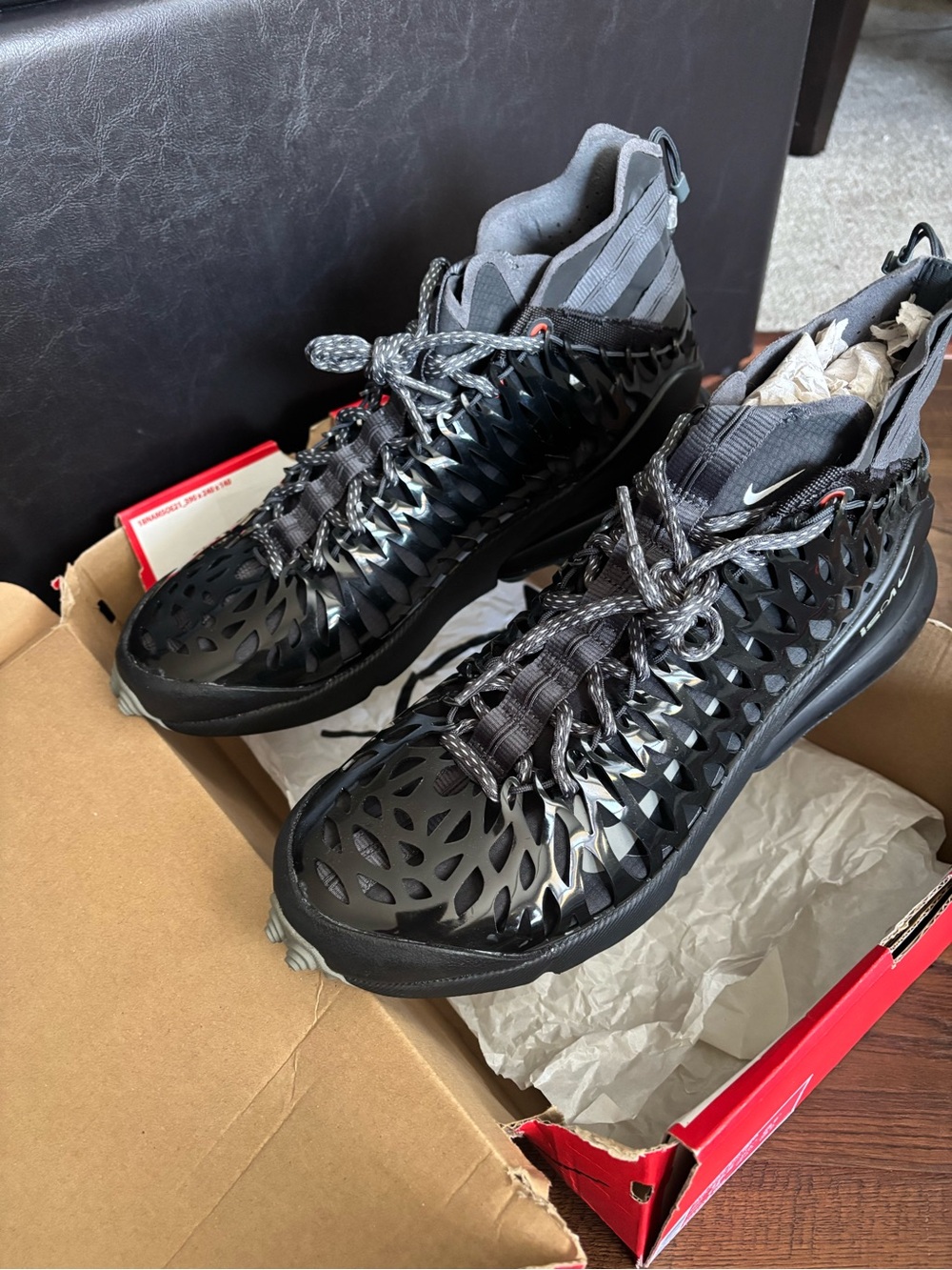 Nike Air Max 270 ISPA Black/Anthracite: Dark Stucco Athletic Shoes - Picture 5 of 5